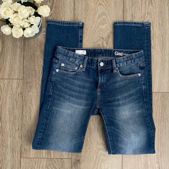 GAP Denim - Gap 1969 Real Straight Mid-Rise Jeans